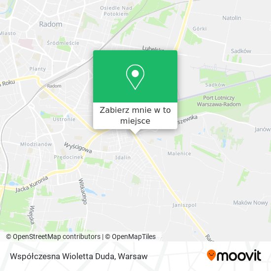 Mapa Współczesna Wioletta Duda