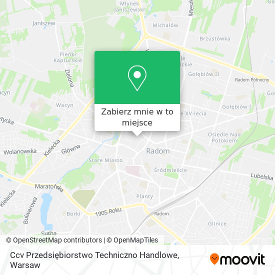 Mapa Ccv Przedsiębiorstwo Techniczno Handlowe