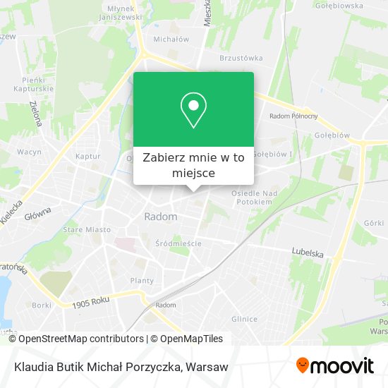 Mapa Klaudia Butik Michał Porzyczka