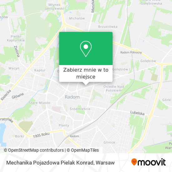 Mapa Mechanika Pojazdowa Pielak Konrad