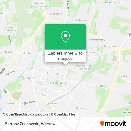 Mapa Bartosz Żuchowski