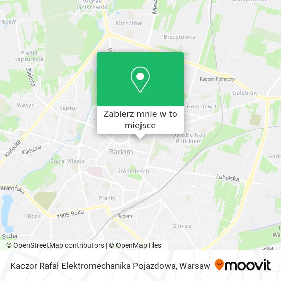 Mapa Kaczor Rafał Elektromechanika Pojazdowa