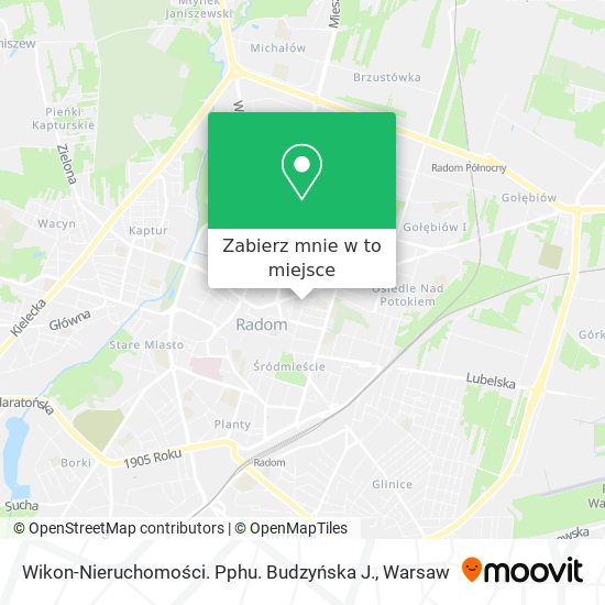 Mapa Wikon-Nieruchomości. Pphu. Budzyńska J.