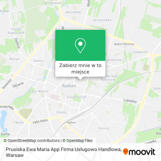 Mapa Prusiska Ewa Maria App Firma Usługowo Handlowa