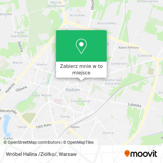 Mapa Wróbel Halina /Ziółko/