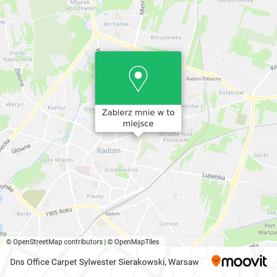 Mapa Dns Office Carpet Sylwester Sierakowski