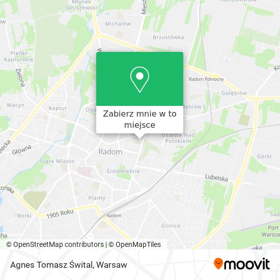 Mapa Agnes Tomasz Śwital