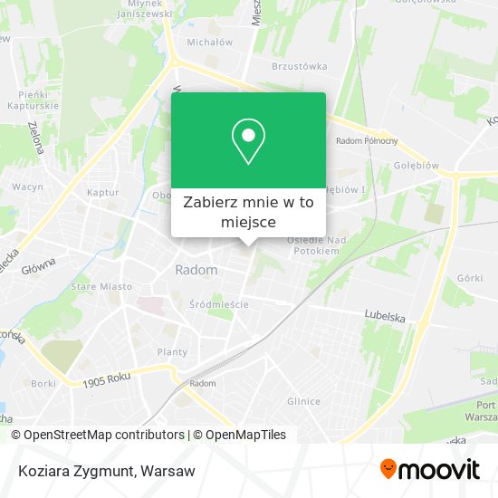 Mapa Koziara Zygmunt