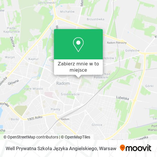 Mapa Well Prywatna Szkoła Języka Angielskiego