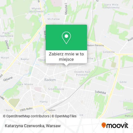 Mapa Katarzyna Czerwonka