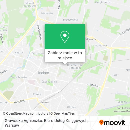 Mapa Głowacka Agnieszka. Biuro Usług Księgowych