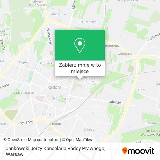 Mapa Jankowski Jerzy Kancelaria Radcy Prawnego