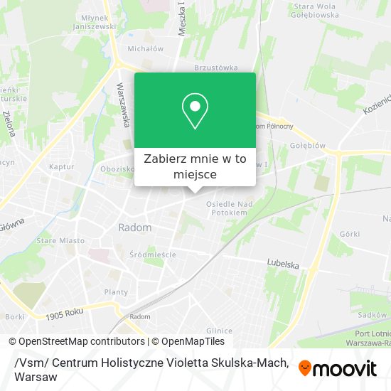 Mapa /Vsm/ Centrum Holistyczne Violetta Skulska-Mach