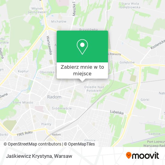 Mapa Jaśkiewicz Krystyna