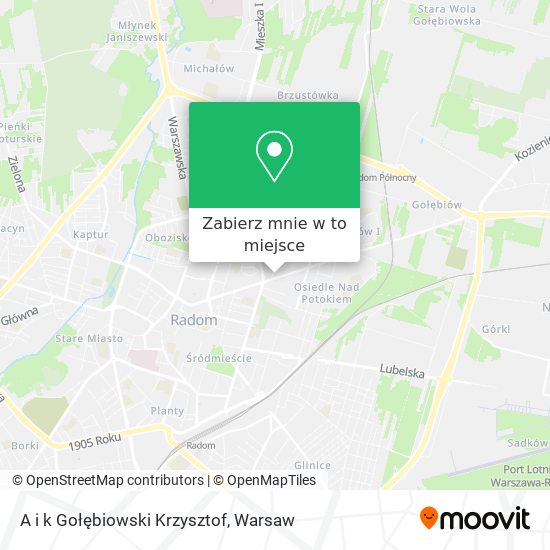 Mapa A i k Gołębiowski Krzysztof