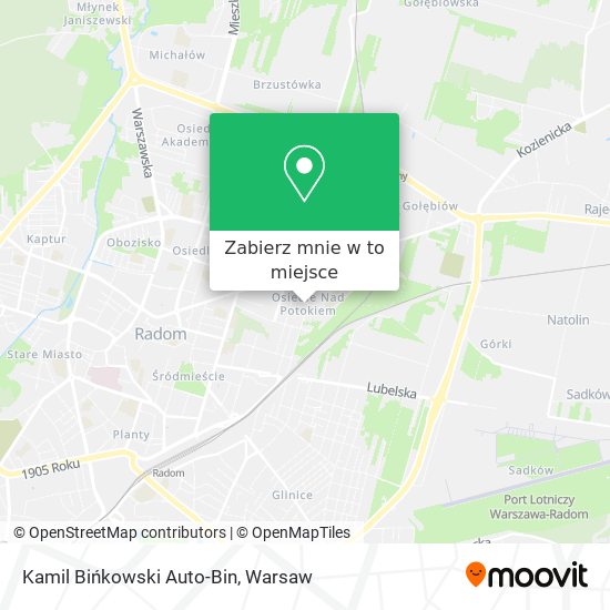 Mapa Kamil Bińkowski Auto-Bin