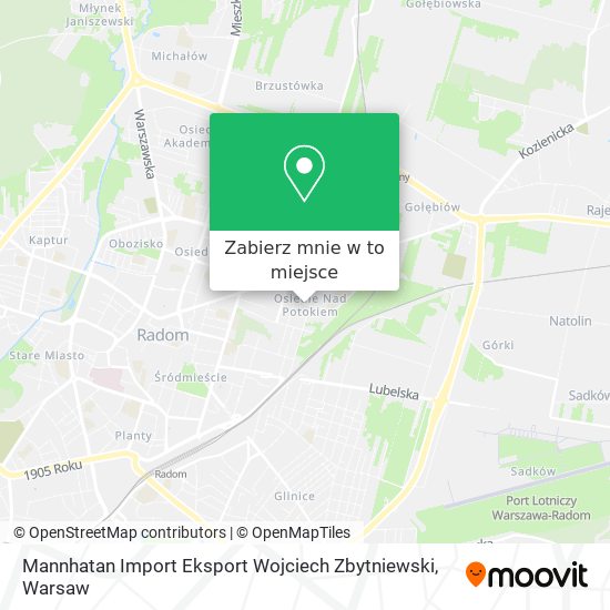 Mapa Mannhatan Import Eksport Wojciech Zbytniewski