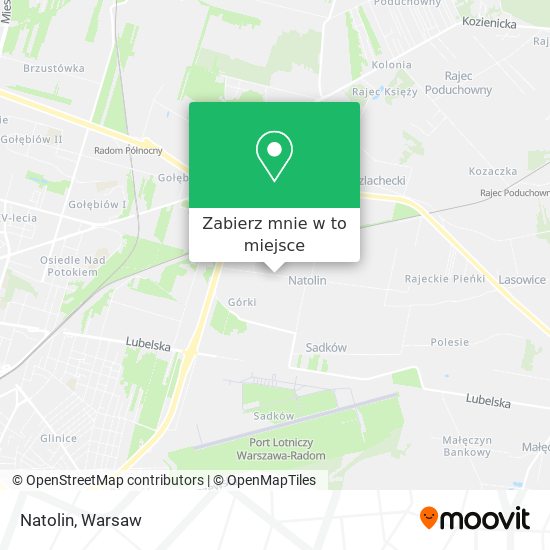 Mapa Natolin