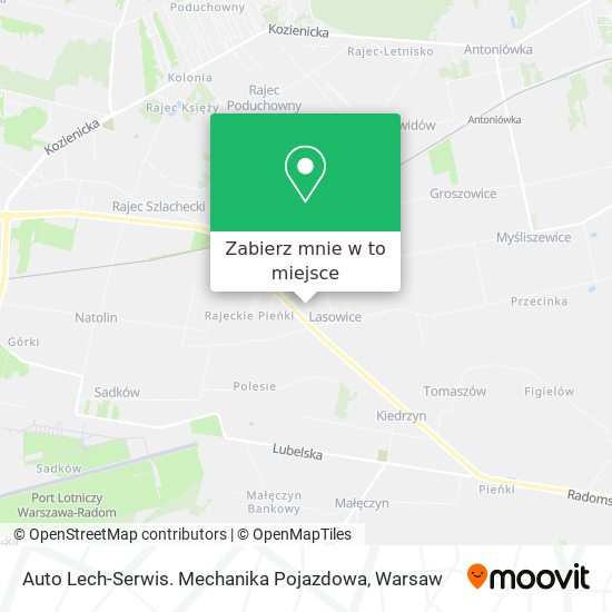 Mapa Auto Lech-Serwis. Mechanika Pojazdowa