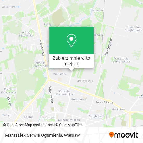 Mapa Marszałek Serwis Ogumienia