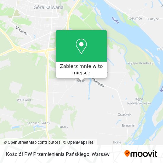 Mapa Kościół PW Przemienienia Pańskiego