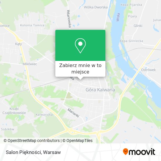 Mapa Salon Piękności