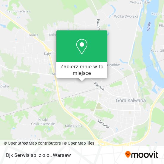 Mapa Djk Serwis sp. z o.o.