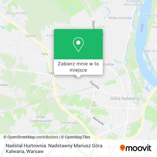 Mapa Nadstal Hurtownia. Nadstawny Mariusz Góra Kalwaria