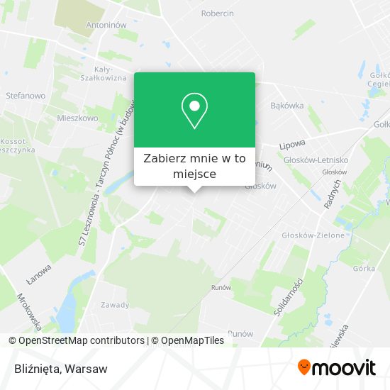 Mapa Bliźnięta