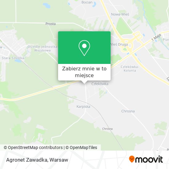 Mapa Agronet Zawadka