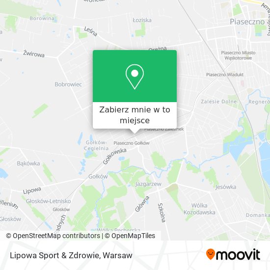 Mapa Lipowa Sport & Zdrowie