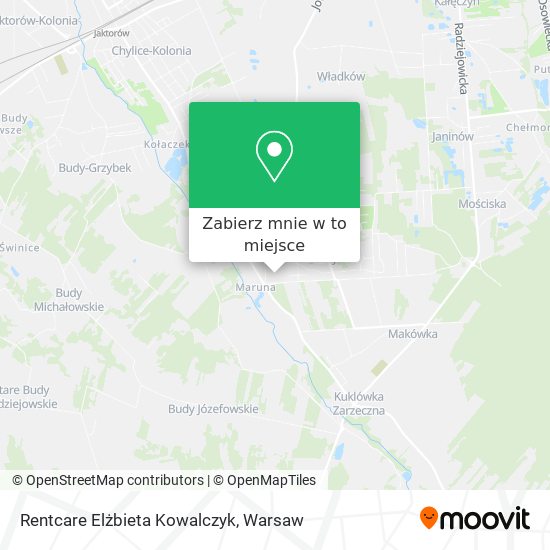 Mapa Rentcare Elżbieta Kowalczyk