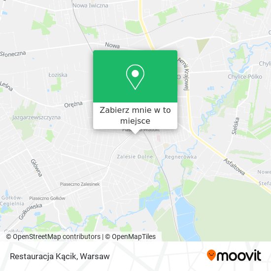 Mapa Restauracja Kącik