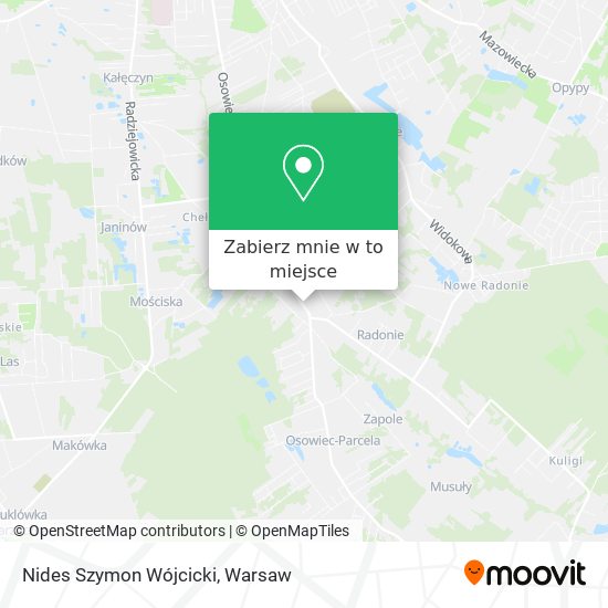 Mapa Nides Szymon Wójcicki