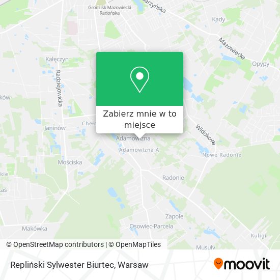 Mapa Repliński Sylwester Biurtec