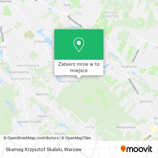 Mapa Skamag Krzysztof Skalski