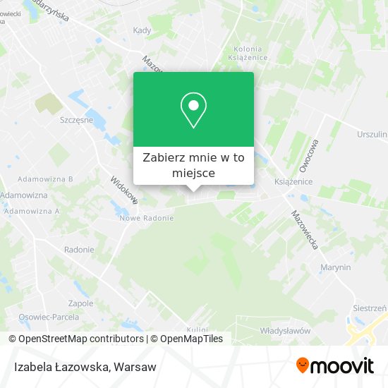 Mapa Izabela Łazowska