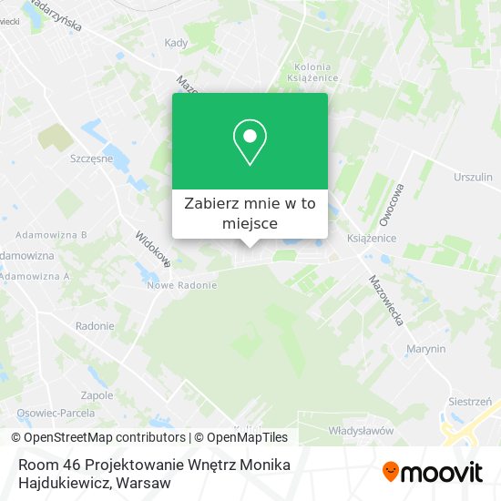 Mapa Room 46 Projektowanie Wnętrz Monika Hajdukiewicz