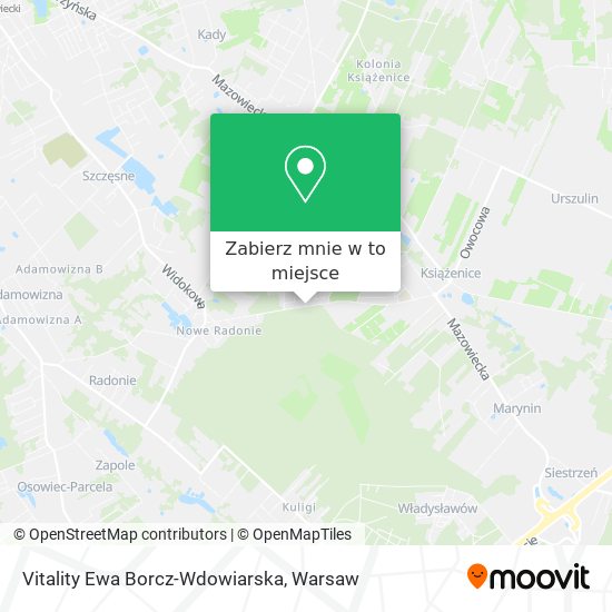 Mapa Vitality Ewa Borcz-Wdowiarska