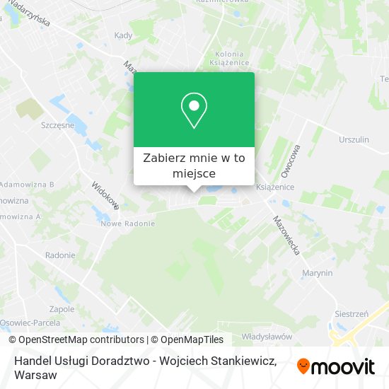 Mapa Handel Usługi Doradztwo - Wojciech Stankiewicz