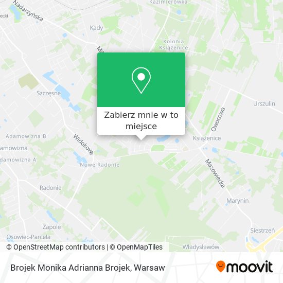 Mapa Brojek Monika Adrianna Brojek