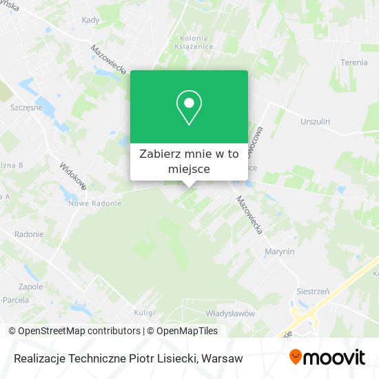 Mapa Realizacje Techniczne Piotr Lisiecki