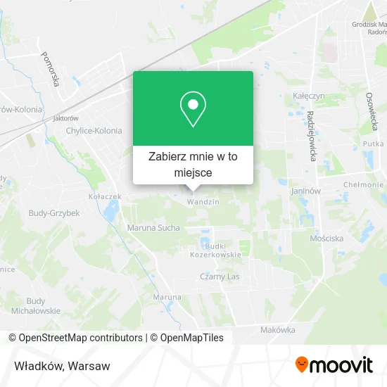 Mapa Władków