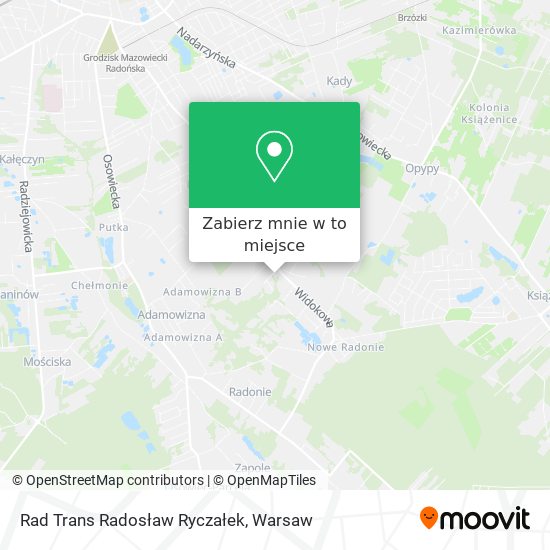 Mapa Rad Trans Radosław Ryczałek