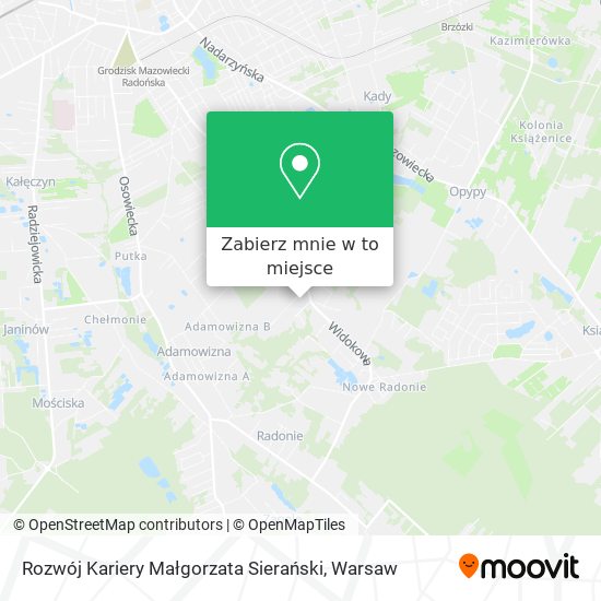 Mapa Rozwój Kariery Małgorzata Sierański