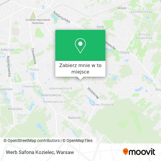 Mapa Werb Safona Kozielec