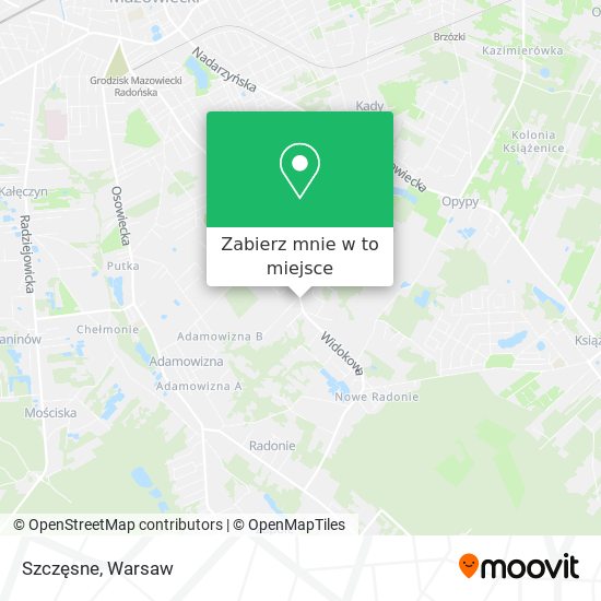 Mapa Szczęsne