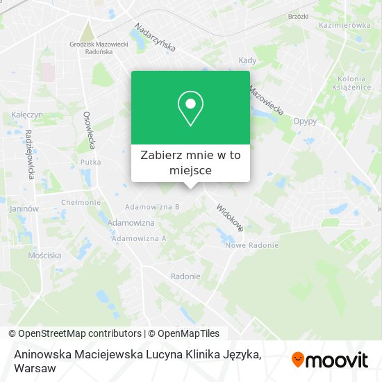 Mapa Aninowska Maciejewska Lucyna Klinika Języka