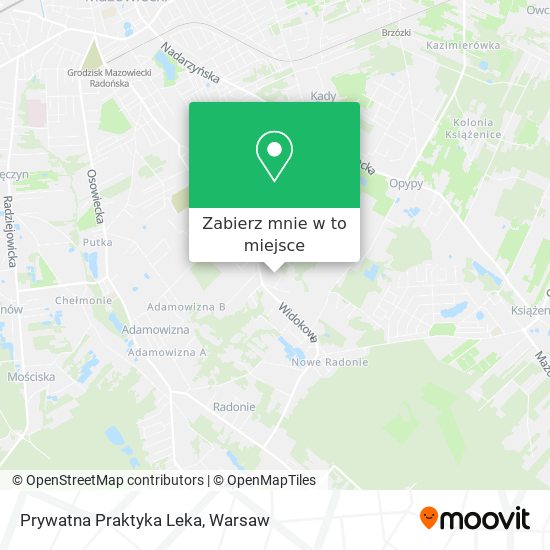 Mapa Prywatna Praktyka Leka