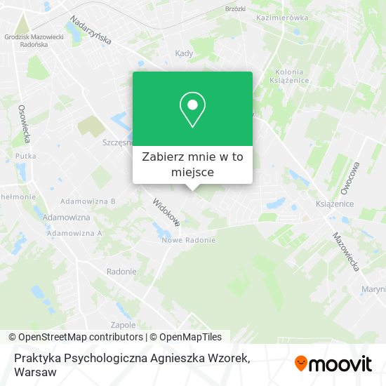 Mapa Praktyka Psychologiczna Agnieszka Wzorek